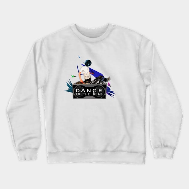 Dance to the beat Crewneck Sweatshirt by Pelicano